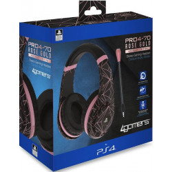 PS4 - HEADSET PRO4-70 ROSE GOLD/BLACK (OFICIAL) AURICULARES