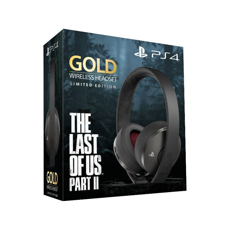 PS4 WIRELESS HEADSET 7.1 GOLD THE LAST OF US PARTE II (SONY) PS4/PS3/PSVITA LIMITED EDITION - AURICULARES