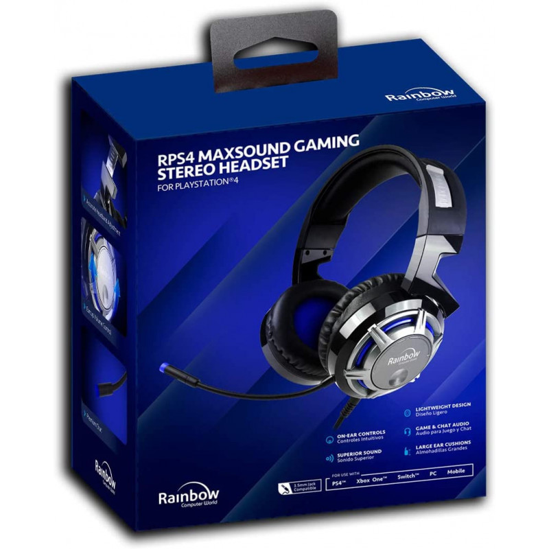 PS4 RPS4 Maxsound - Auriculares estéreo