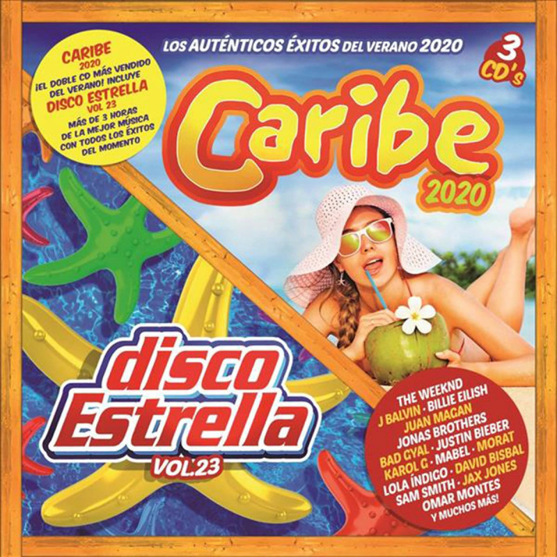 VARIOS - CARIBE 2020 + DISCO ESTRELLA VOL. 23 (3 CD)