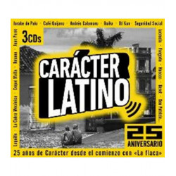 VARIOS CARÁCTER LATINO 25 ANIVERSARIO (CD3)