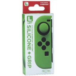 SW FUNDA SILICONA JOYCON + GRIP VERDE IZQUIERDO