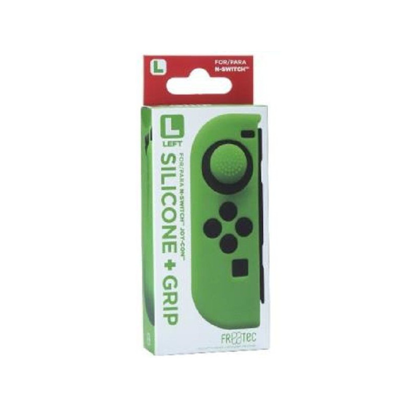 SW FUNDA SILICONA JOYCON + GRIP VERDE IZQUIERDO