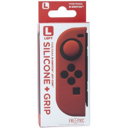 SW FUNDA SILICONA JOYCON + GRIP ROJO IZQUIERDO