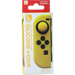 SW FUNDA SILICONA JOYCON + GRIP AMARILLO IZQUIERDO