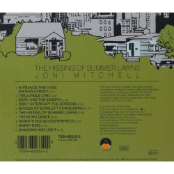 JONI MITCHELL - HISSING OF SUMMER LAWNS CD