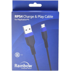 PS4 CABLE CARGA MANDO 4 M. RAINBOW