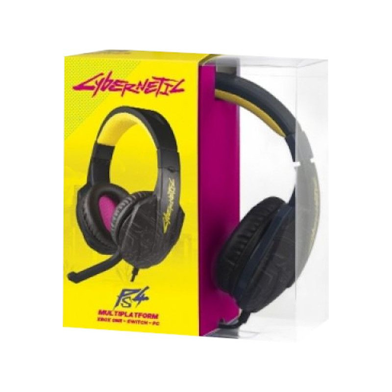 PS4 HEADSET CYBERNETIC INDECA - AURICULARES