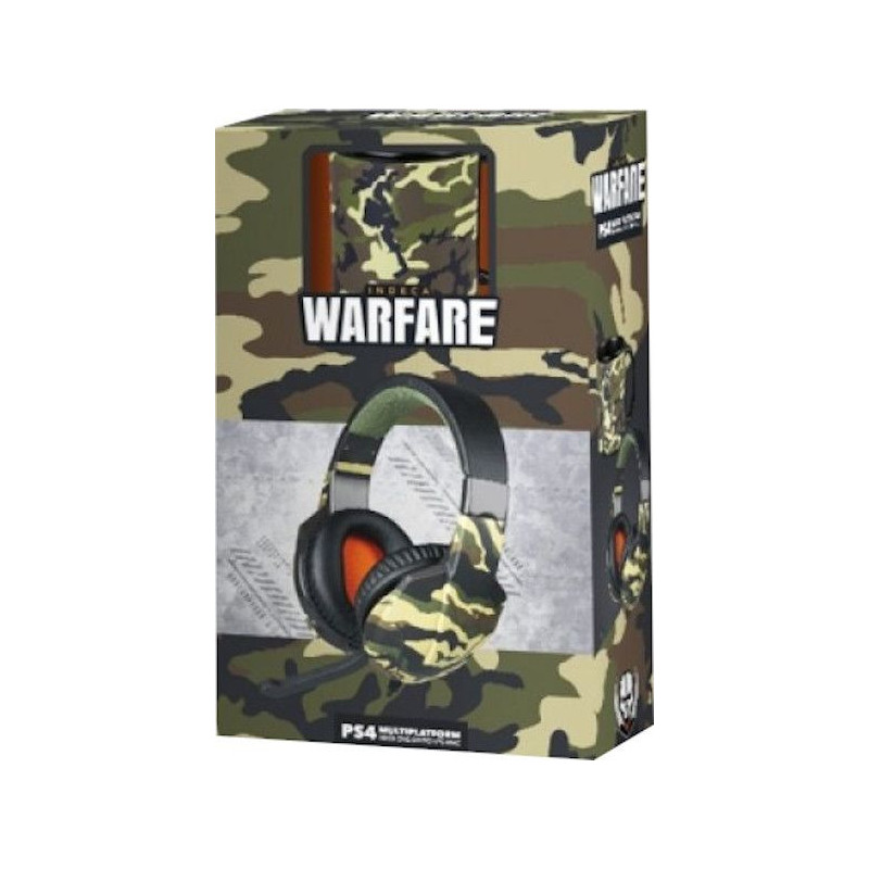 PS4 HEADSET WARFARE INDECA + TAZA WARFARE