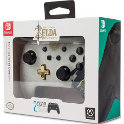 SW MANDO PRO CON CABLE ZELDA LINK (BLANCO)