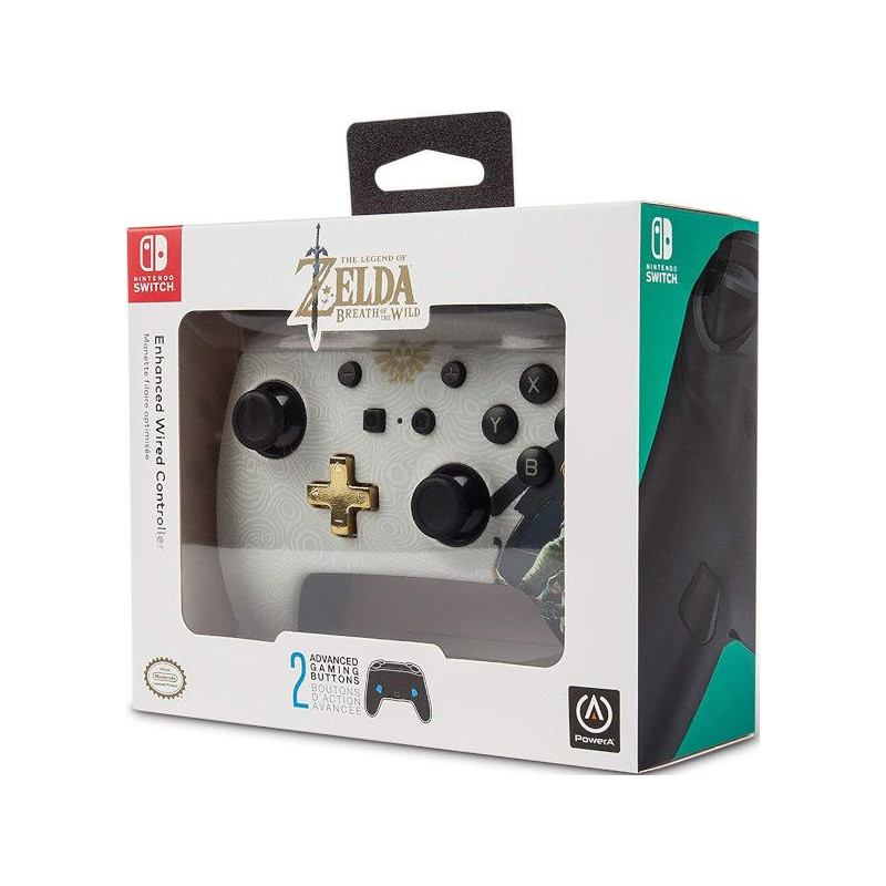 SW MANDO PRO CON CABLE ZELDA LINK (BLANCO)