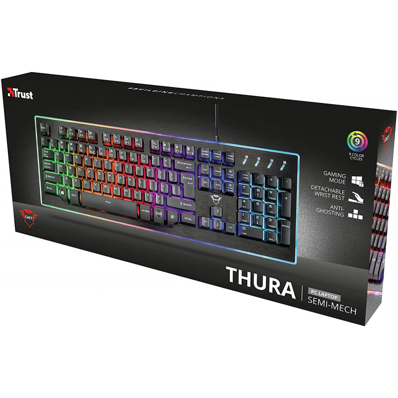 PC TECLADO SEMI-MECANICO GXT 860 THURA TRUST