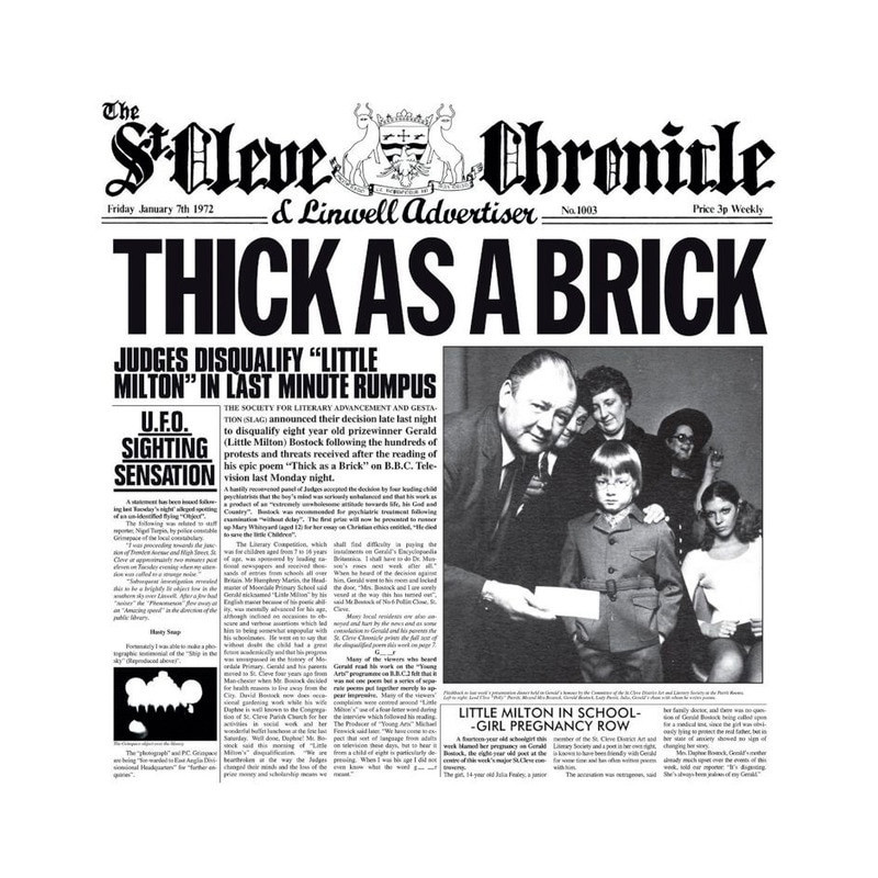 JETHRO TULL - THICK AS A BRICK (REMASTER) - CD