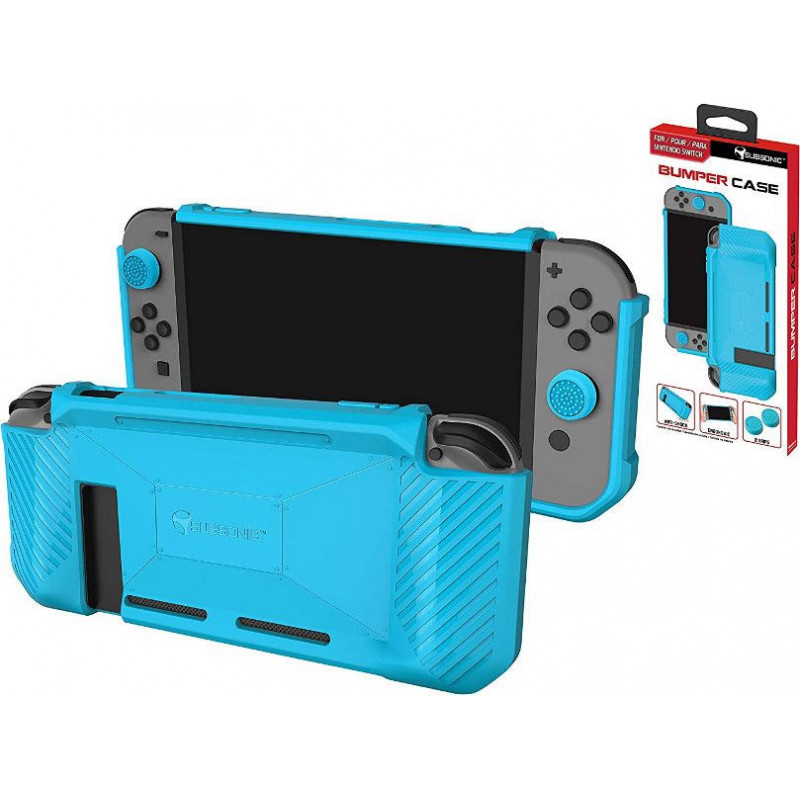 SW PROTECTOR SILICONA AZUL + GRIPS