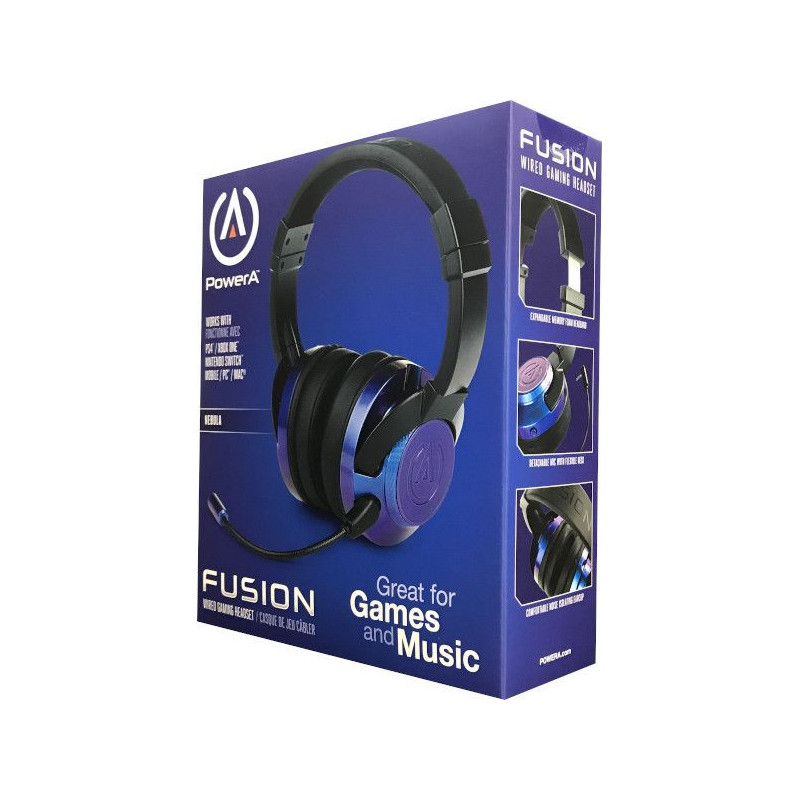 PS4 AURICULARES FUSION NEBULA POWER A