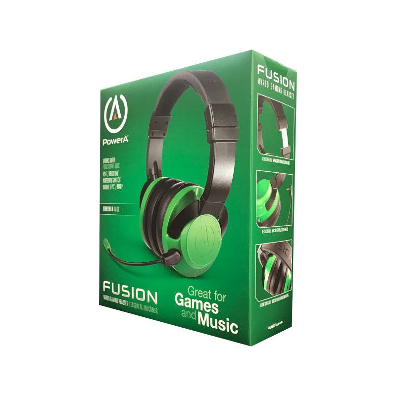 PS4 HEADSET FUSION EMERALD FADE POWER A