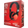 PS4 AURICULARES FUSION CRIMSON FADE POWER A