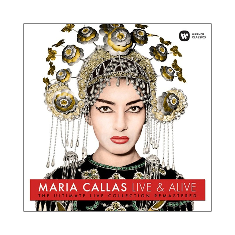 MARIA CALLAS - LIVE AND ALIVE (LP-VINILO)