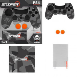 PS4 KIT CARCASA SILICONA 5...