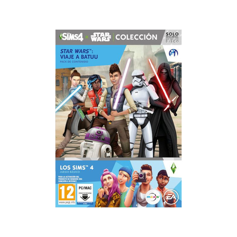 PC LOS SIMS 4 + STAR WARS VIAJE A BATUU COLECCION