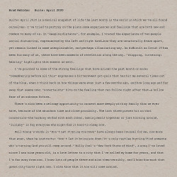BRAD MEHLDAU - SUITE APRIL 2020 (CD)