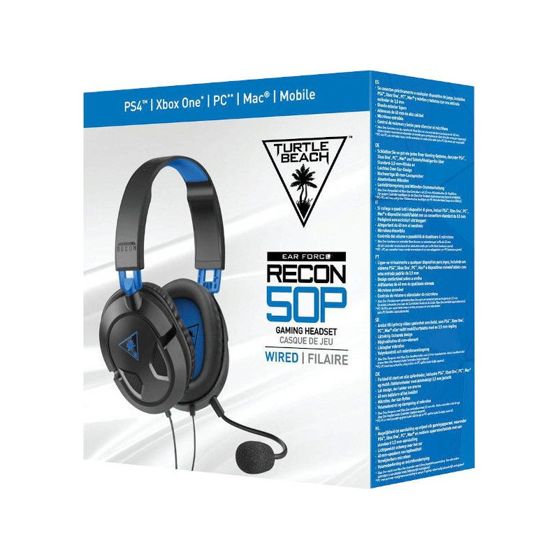 PS4 AURICULARES RECON 50P AZUL TURTLE BEACH