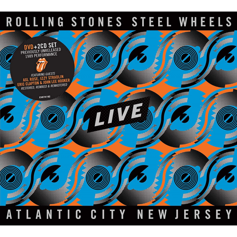 THE ROLLING STONES - STEEL WHEELS LIVE (2 CD + DVD)