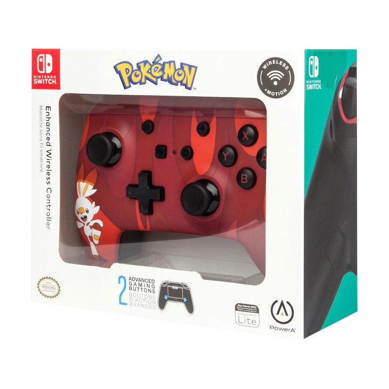 SW MANDO PRO WIRELESS POKEMON SCORBUNNY POWER A