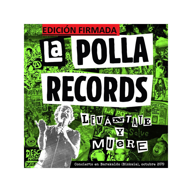 LA POLLA RECORDS - LEVÁNTATE Y MUERE (2 LP + DVD) EDICIÓN FIRMADA