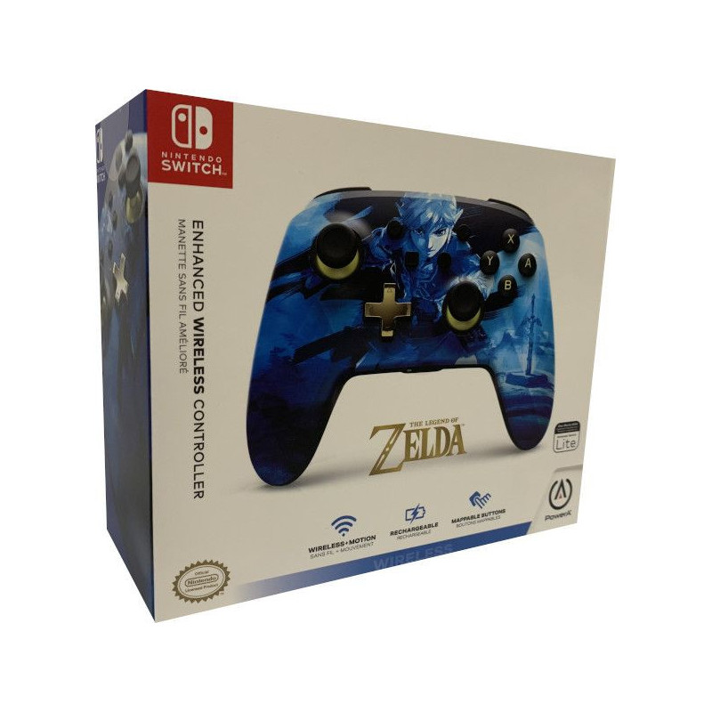 SW MANDO PRO WIRELESS THE LEGEND OF ZELDA LINK BLUE POWER A