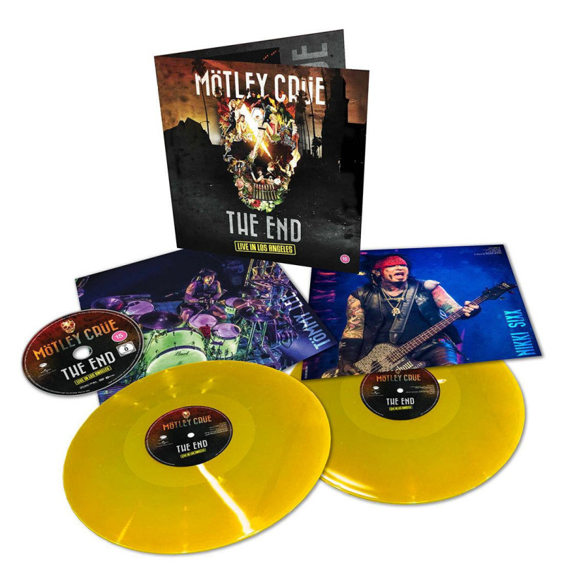 MOTLEY CRUE - THE END (2 LP-VINILO + DVD) COLOR