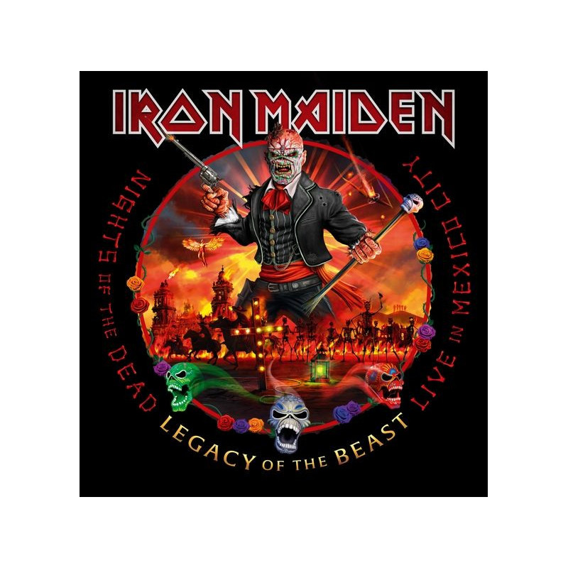 IRON MAIDEN - NIGHTS OF THE DEAD, LEGACY OF THE BEAST: LIVE IN MEXICO CITY (3 LP-VINILO)