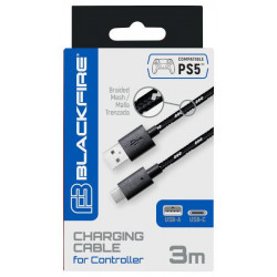 PS5 CABLE CARGA MANDO 3 M. BLACKFIRE