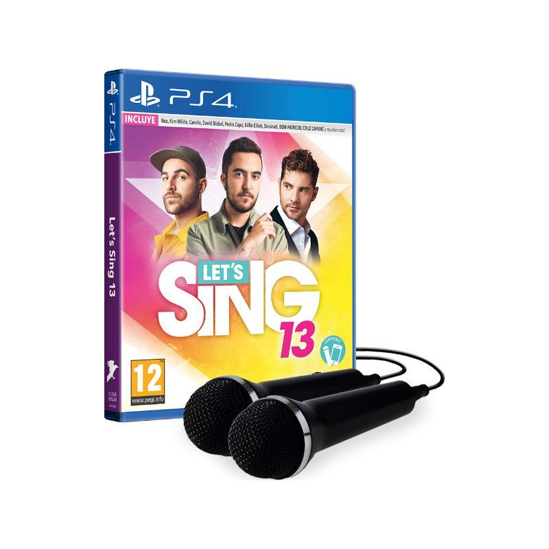 PS4 LET'S SING 13 + 2 MICROFONOS