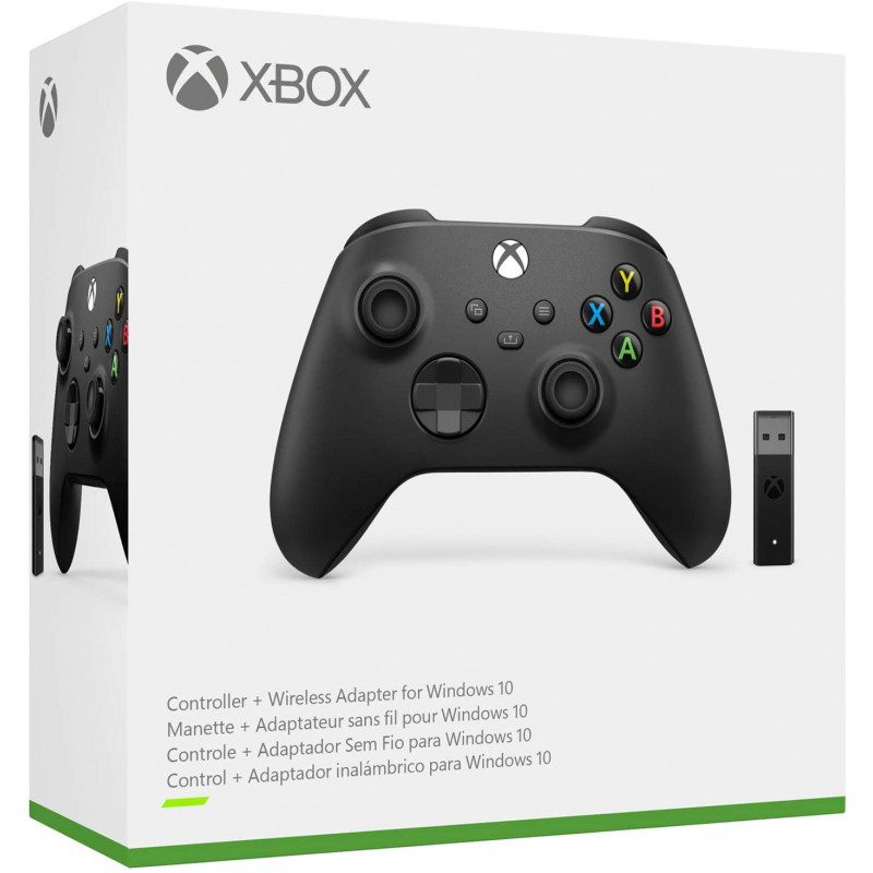 Gaseoso progenie Faceta Mando Wireless Negro + Adaptador Usb Xbox Series X
