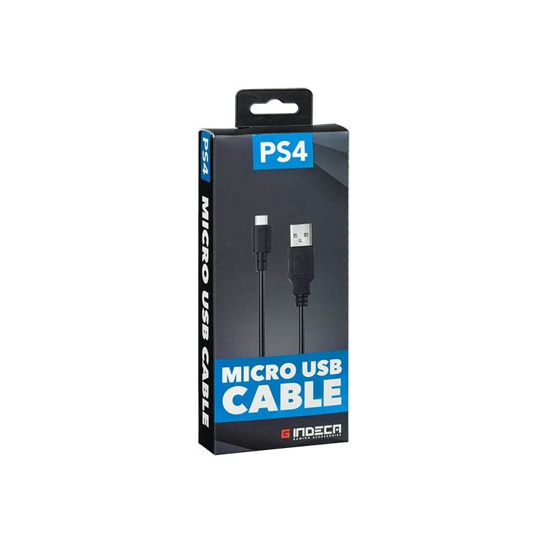 PS4 CABLE CARGA MANDO 3 MTRS INDECA