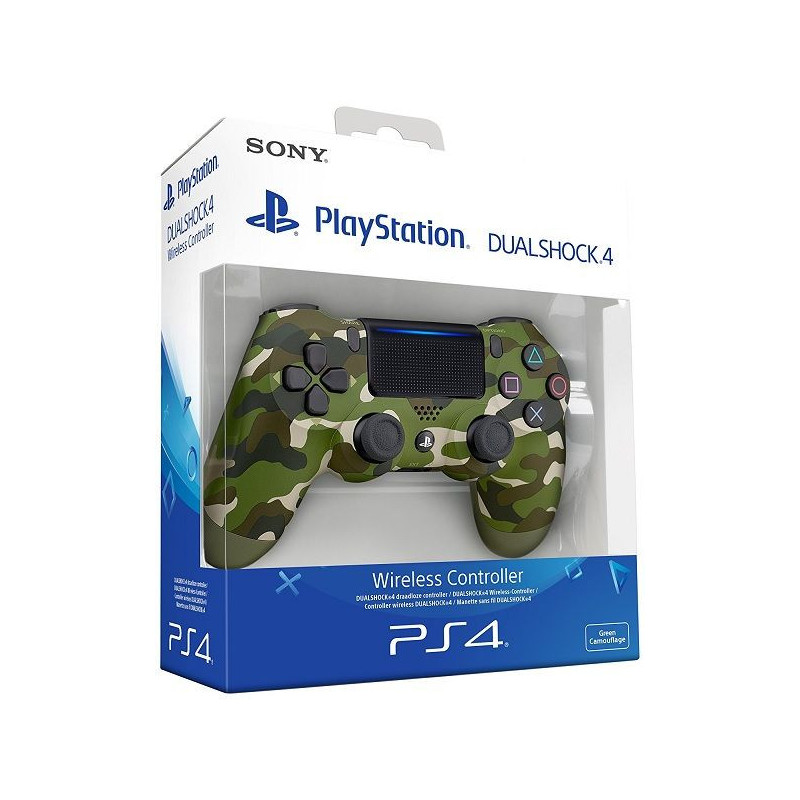 PS4 MANDO DUALSHOCK 4 VERDE CAMOUFLAGE - MANDO DUALSHOCK 4 VERDE CAMOUFLAGE