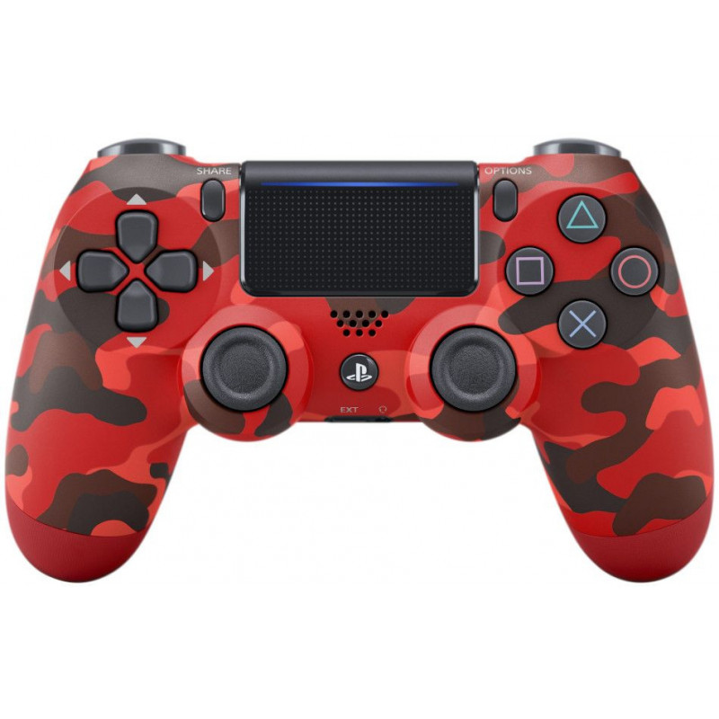 PS4 MANDO DUALSHOCK 4 ROJO CAMUFLAJE