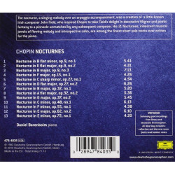 CHOPIN - NOCTURNOS - DANIEL BARENBOIM (CD)