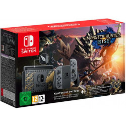 SW CONSOLA NINTENDO SWITCH NEW GRIS MONSTER HUNTER RISE ED. LIMITADA