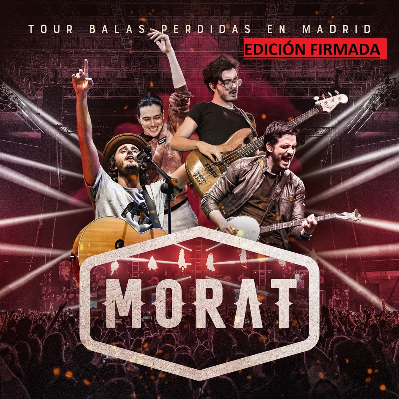 MORAT - TOUR BALAS PERDIDAS EN MADRID (2 CD + DVD) EDICIÓN FIRMADA