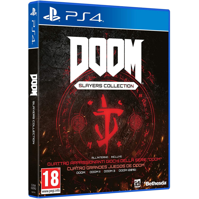 PS4 DOOM SLAYERS COLLECTION (DOOM+DOOM II+DOOM 3+DOOM 2016)