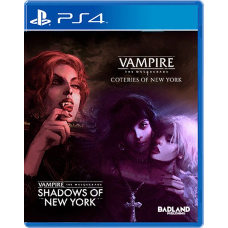 PS4 VAMPIRE THE MASCARADE COTERIES OF NEW YORK + SHADOWS OF NEW YORK