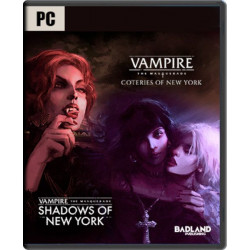 PC VAMPIRE THE MASCARADE COTERIES OF NEW YORK + SHADOWS OF NEW YORK