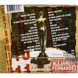 ALEJANDRO FERNANDEZ - MEXICO - MADRID EN DIRECTO Y SIN ESCALAS (CD+DVD)