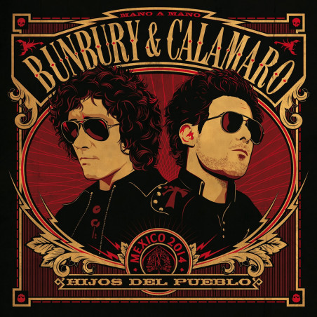 BUNBURY & CALAMARO - HIJOS DEL PUEBLO (LP-VINILO + CD) COLOR ROJO