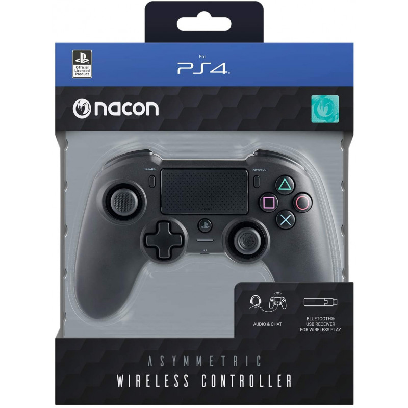 PS4 MANDO WIRELESS NEGRO ASYMMETRIC NACON