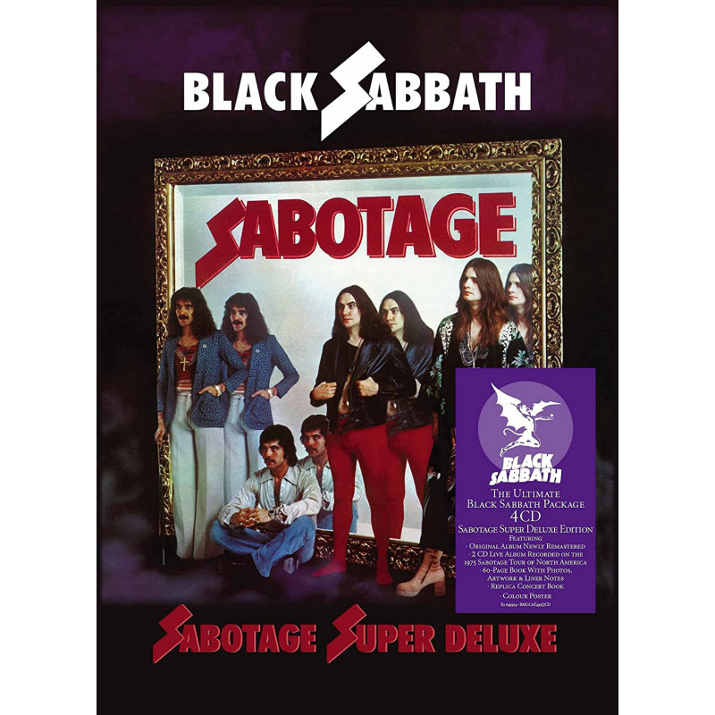 BLACK SABBATH - SABOTAGE (CD4) BOX DELUXE