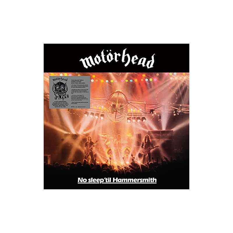 MOTÖRHEAD - NO SLEEP 'TIL HAMMERSMITH (40TH ANNIVERSARY) (3 LP-VINILO)