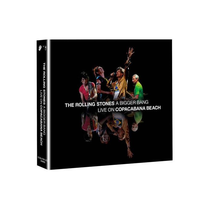 THE ROLLING STONES - A BIGER BANG: LIVE ON COPACABANA BEACH DELUXE DVD (2 CD + BLU-RAY)